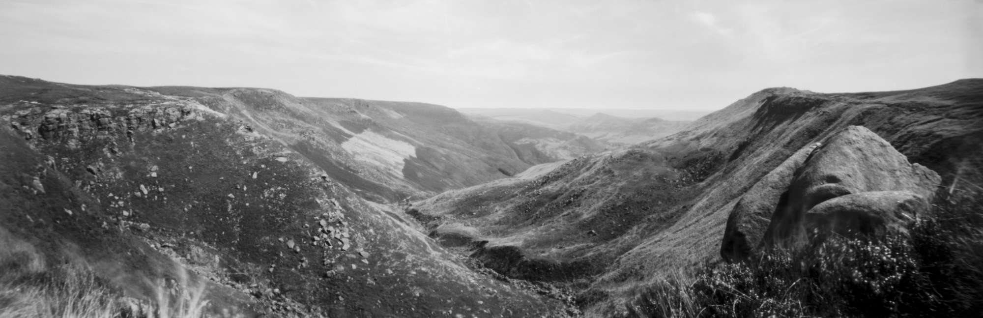 pinhole of Edale valley, peak district.