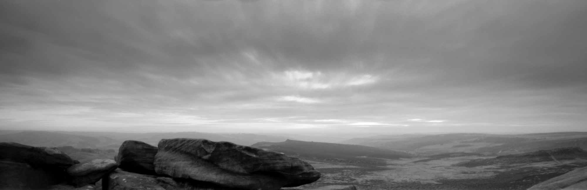 pinhole of Edale valley, peak district.