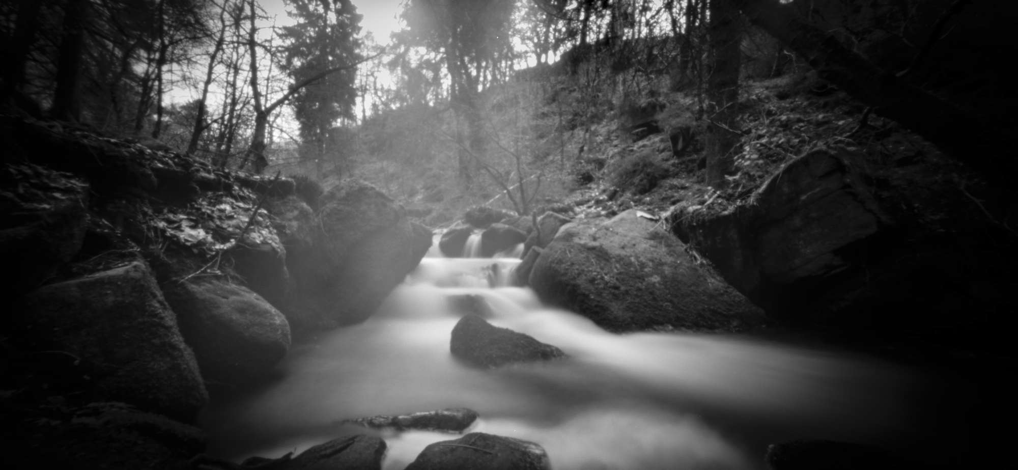 pinhole of Wyming Brook, peak district.