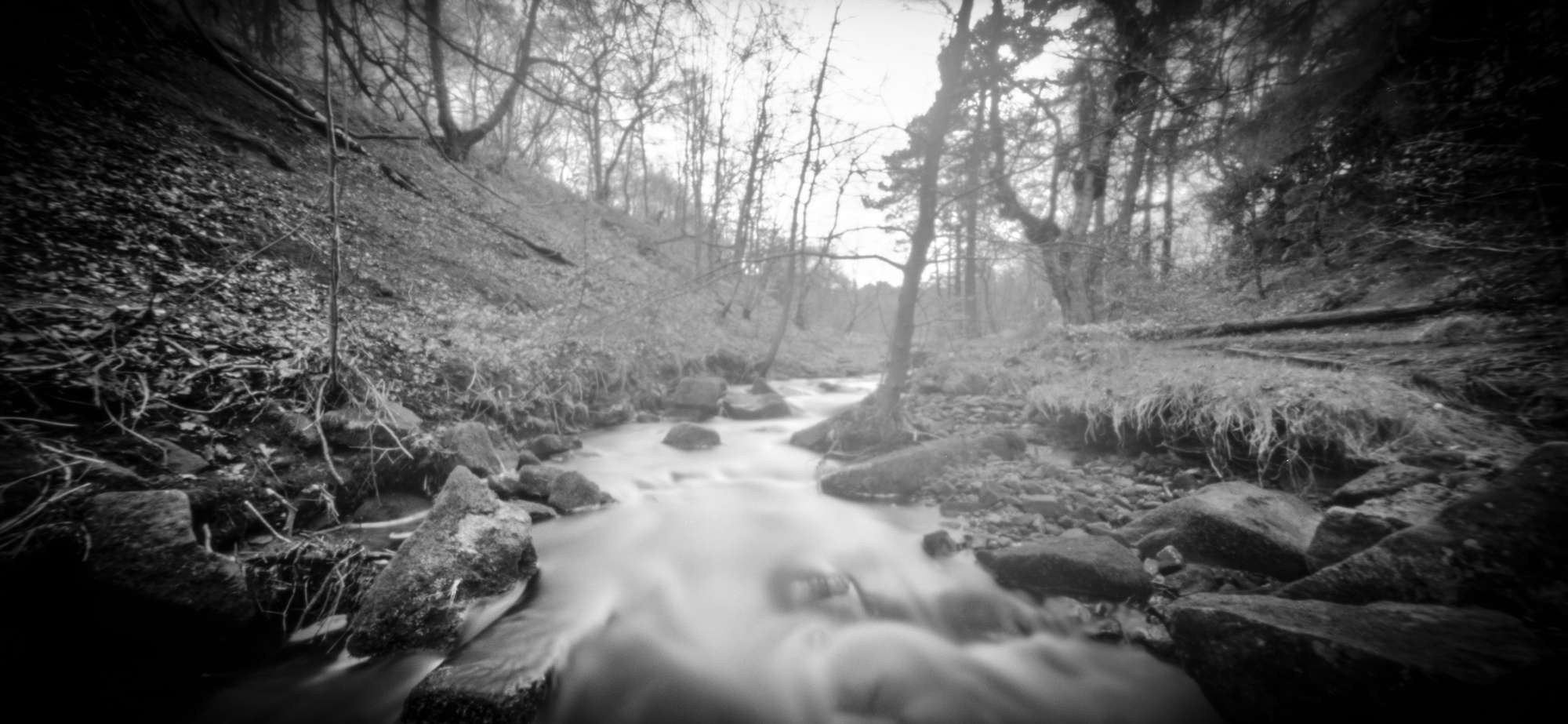 pinhole of Wyming Brook, peak district.